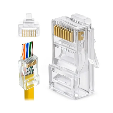 سوکت شبکه میان‌گذر Cat6 UTP RJ45 کابلینو