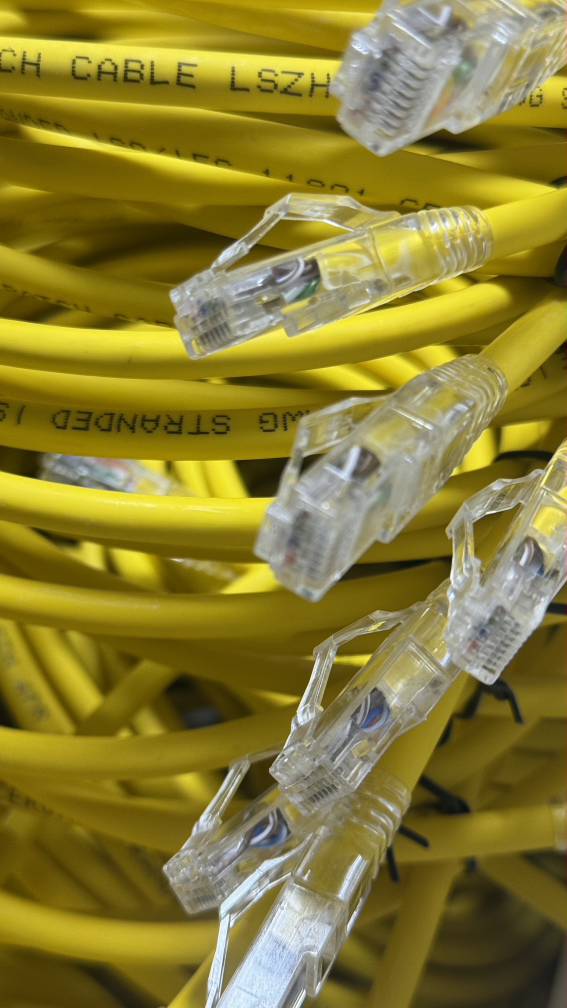پچ کورد Cat6A تست فلوک کابلینو با کانکتور RJ45