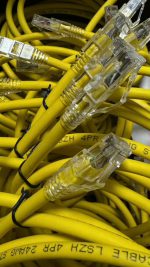 سوکت RJ45 پچ کورد Cat6A کابلینو زرد