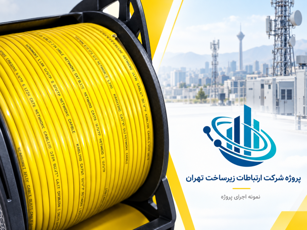شرکت ارتباطات زیرساخت تست کابل شبکه CAT6 U/UTP